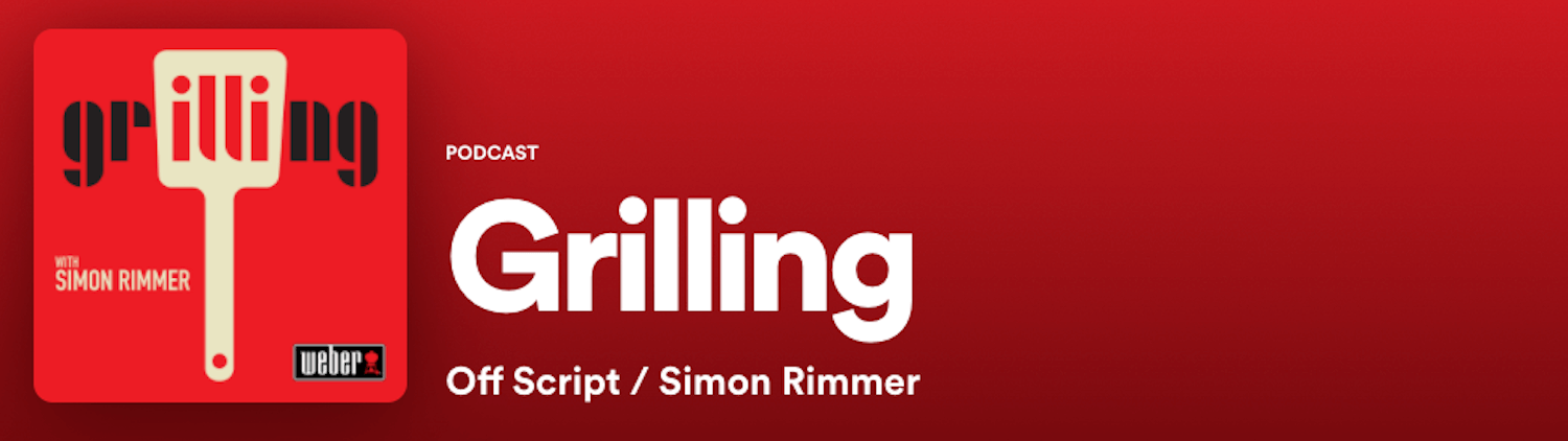 Grilling podcast banner