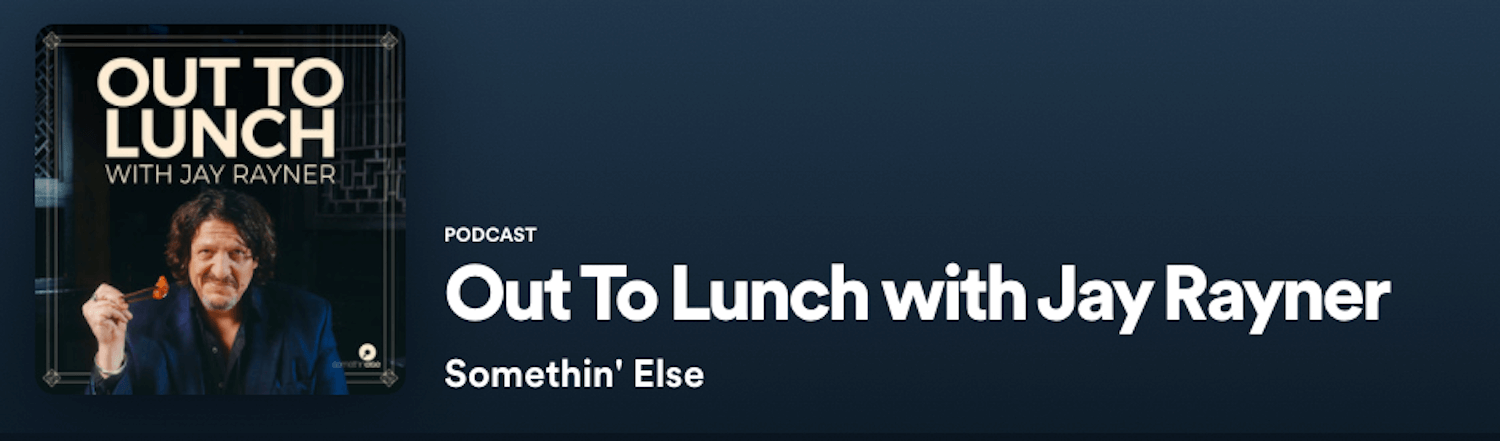 Out to Lunch podcast banner