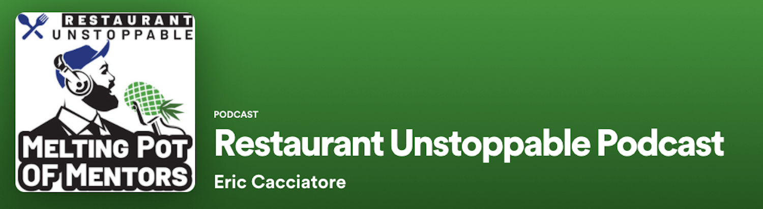 Restaurant Unstoppable podcast banner